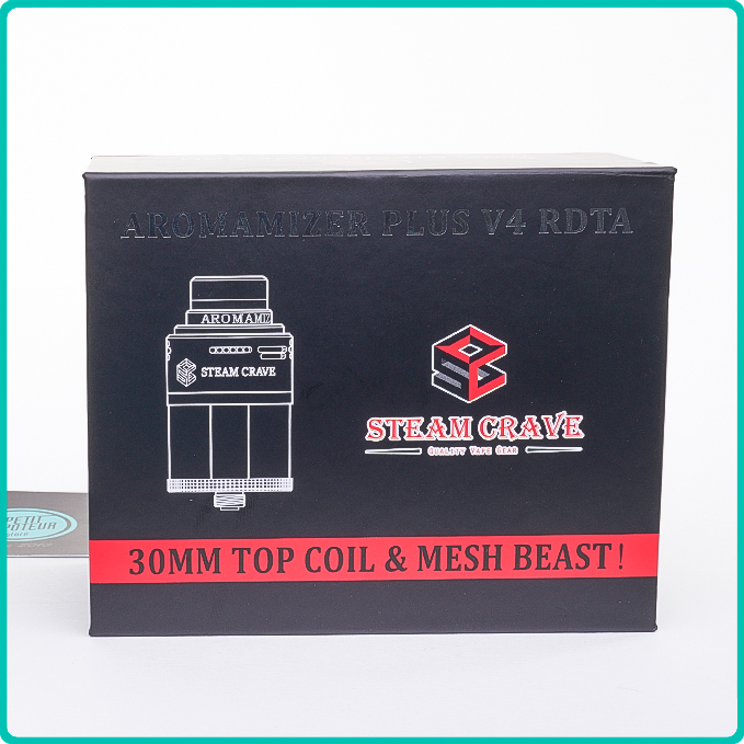 Packaging de l'Aromamizer Plus V4 RDTA Steamcrave